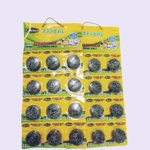 Sabut Kawat Cuci Piring Besco/goodwife stainless 1lembar 12pcs/1 pak sabut baja anti karat untuk mencuci wajan,panci