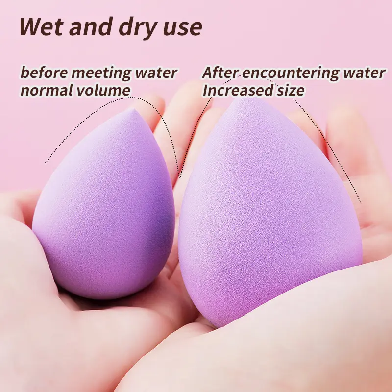 Beauty Sponge Bevel-cut Water Drop-shaped Makeup Egg Puff Non-latex Wet and Dry Makeup Egg