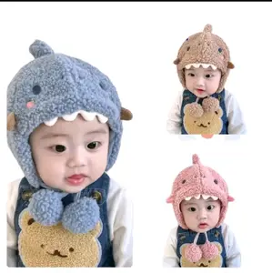 TOPI DINO Topi Anak Lucu Bayi Usia 6 Bulan hingga 3 Tahun Bahan Premium Lembut Nyaman Dipakai laki laki dan  Perempuan