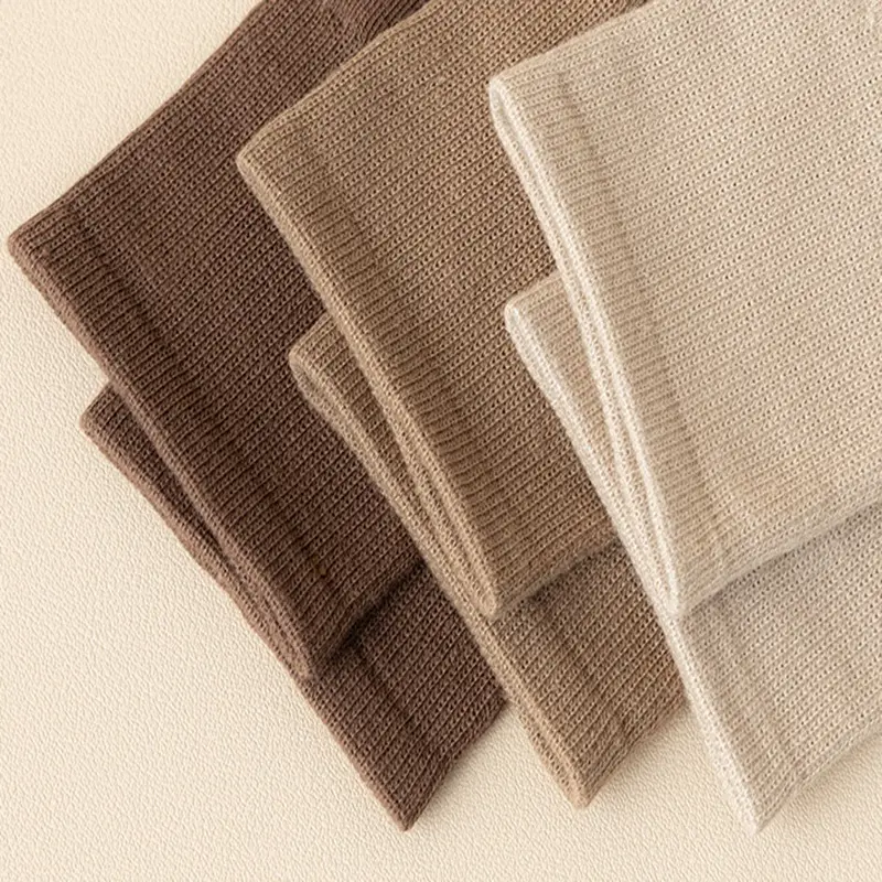 Tất Mùa Thu Retro Cho Nữ, Màu Trơn, Thường Ngày, Trắng, Trung Bình, Thời Trang Hàn Quốc, Cotton Mềm Mại, Đa Năng, Thoáng Khí, Cho Chân Ong 7