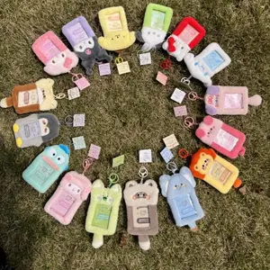 ( beli 2 cahol free 1 pack pc hologram ) Cahol Motif Karakter Kartun Lucu / Cahol Bulu /Card Holder / tas kartu / tempat pelindung photocard KPOP