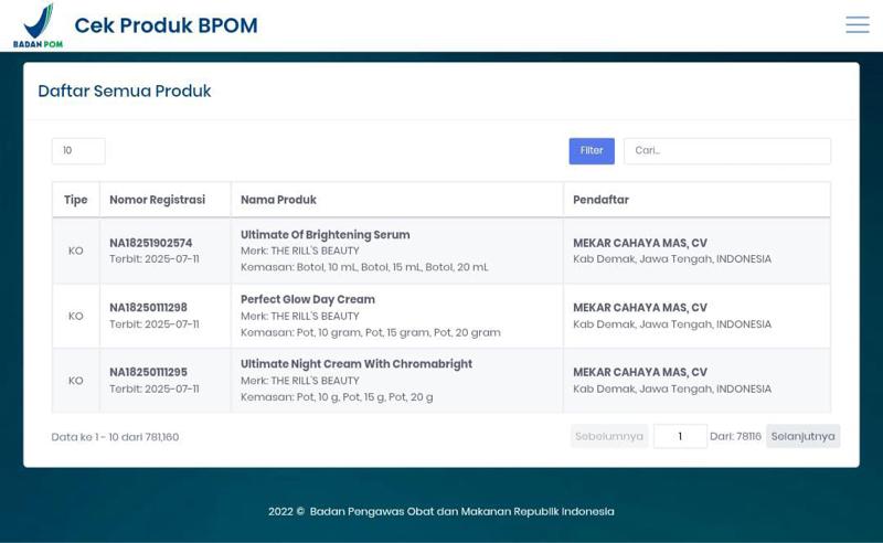 The Rill’s beauty skincare paket isi 5 with night cream Chromabright Perawatan Mencerahkan Membersihkan Pencerah Pelembab Memudarkan