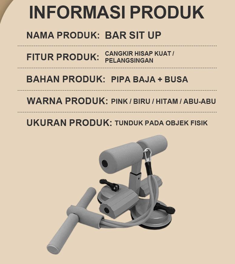 【COD】XMVP Mesin sit-up, hisapan kuat, daya super, 3 tingkat intensitas, latihan inti perut, kunci kaki sit-up dengan tali tarik, mesin sit-up, alat bantu latihan sit-up, SIT UP, hisapan