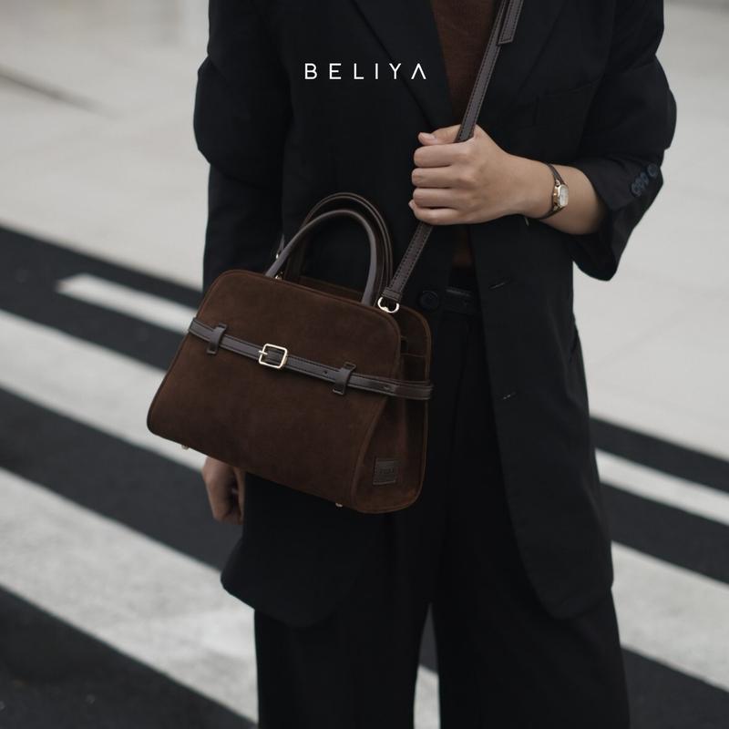 Beliya Tami HandBag Suede - Medium Size - Wanita 5