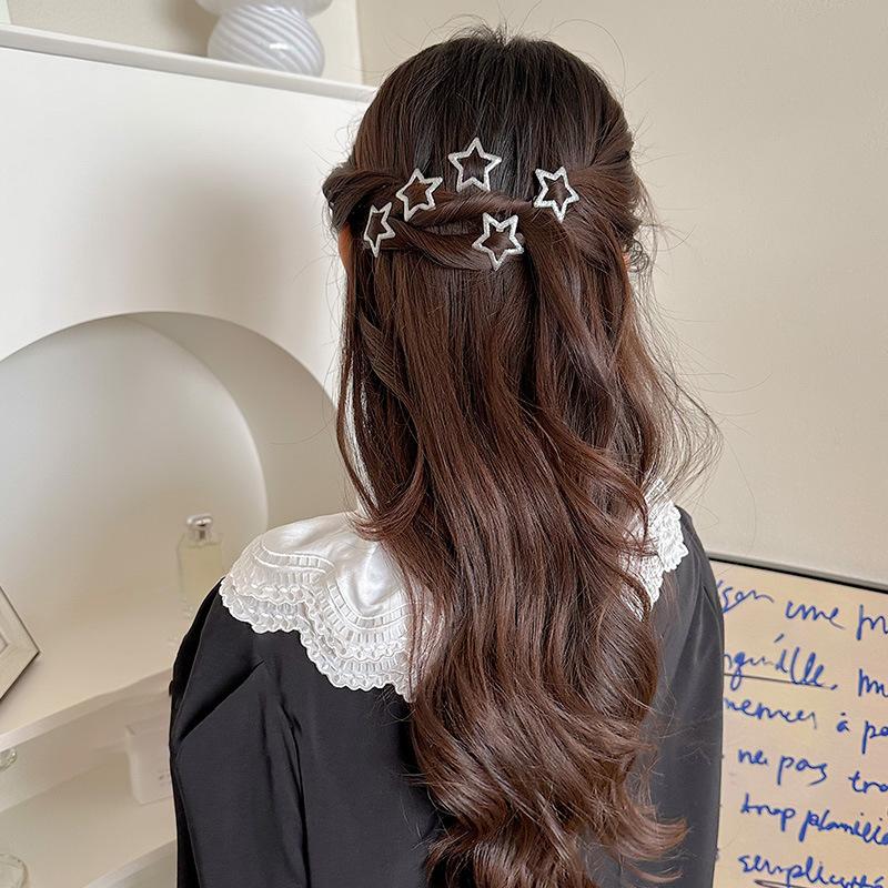 Product Introduction of 17KM 22pcs Colorful Pink Ribbon Bowknot Star Hair Clip Set Cute Sweet Barrettes Bow Hairpins BB Side Bang Clips For Women Girls INS Y2K Headwear Hair Accessories 18