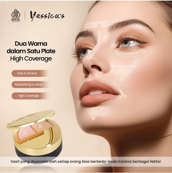 FYC Yessica's Air Cushion [3IN1] With SPF 30 PA+++, Concealer, Air Cushion, And Loose Powder 4
