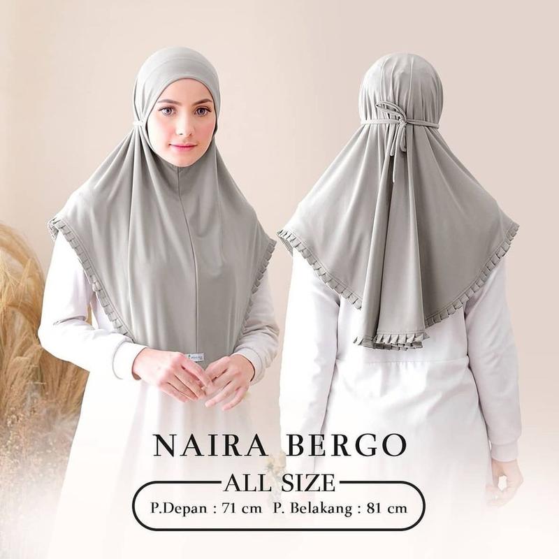 Product Introduction of Jilbab Instan Bergo Naira Rempel Jersey Premium Good Jersey Terbaru 5