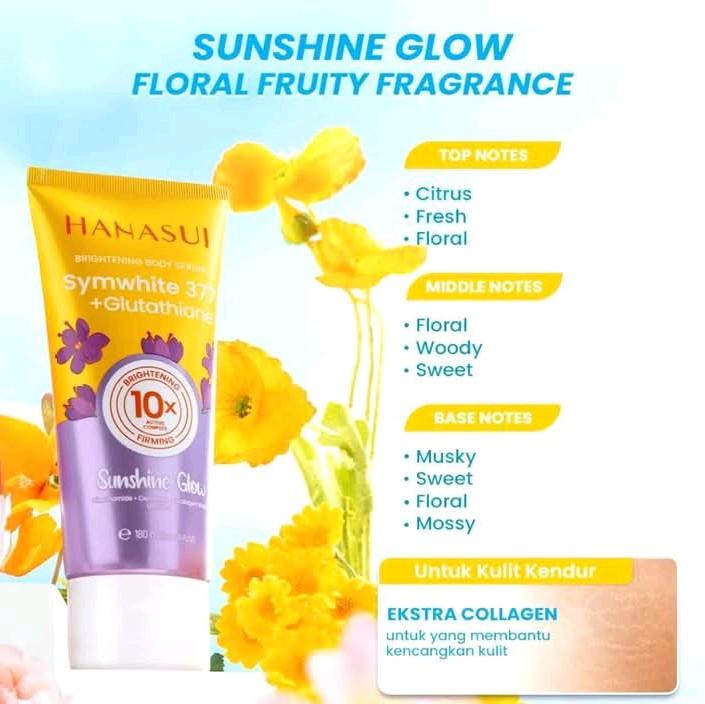 HANASUI BRIGHTENING BODY SERUM SYMWHITE 377 + GLUTATHIONE 1