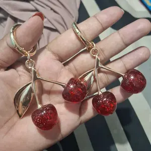 Gantungan Cherry Premium Gantungan Tas Cherry Terlaris