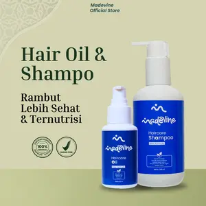 Madevine Hair Care- Paket Perawatan Nutrisi Rambut Rontok & Rusak - Oil & Shampo