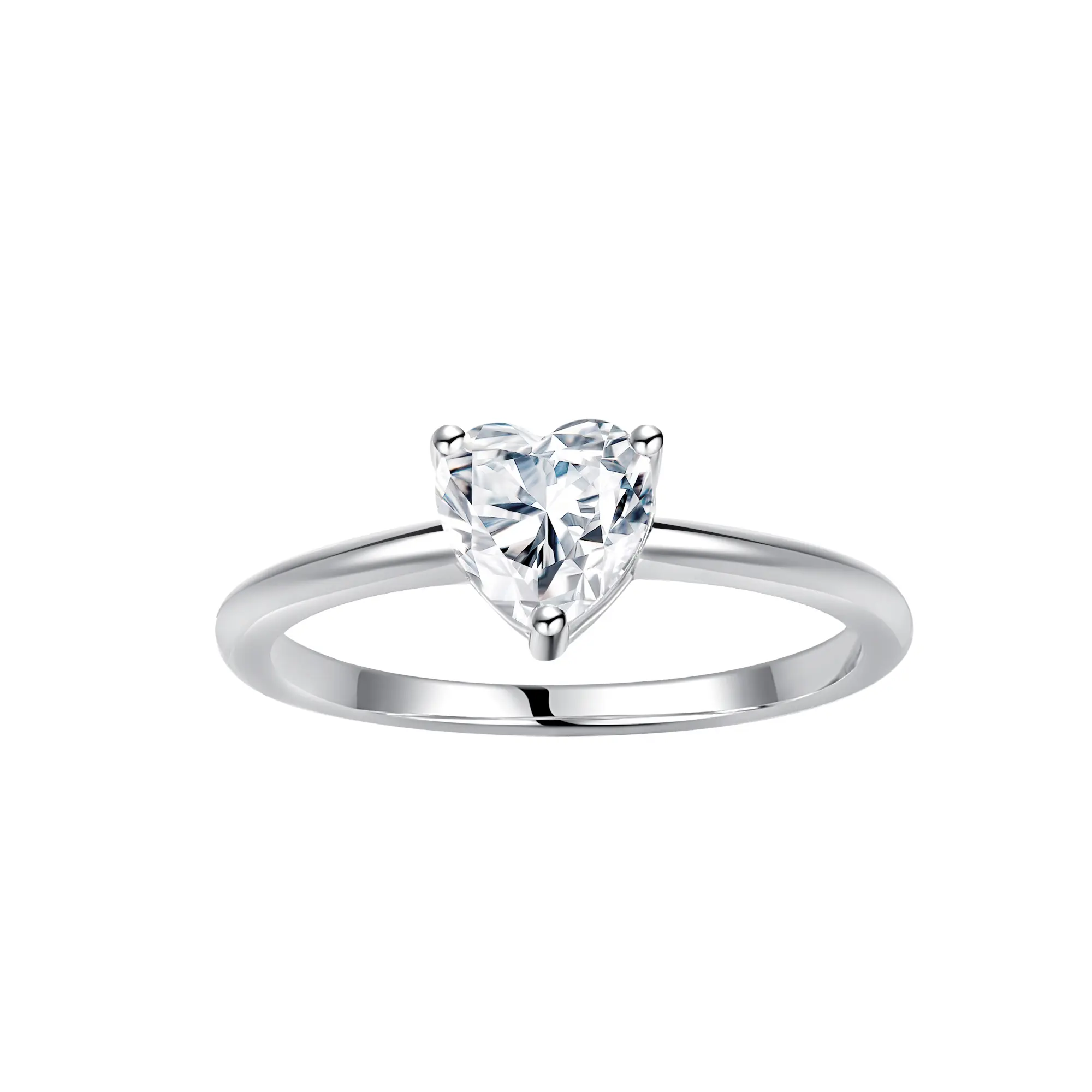 Tiara Diamond Heart Ring [The Starry Co.]
