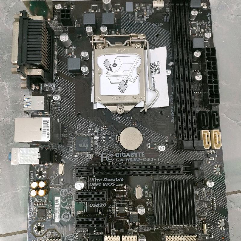 Mainboard H81 Gigabyte kèm Fe hoạt động tốt đầy đủ chức năng 0