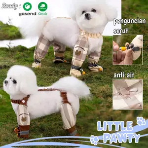 Littlepawty - Celana Full Cover Waterproof | Raincoat Jas Hujan Anjing Kucing Pet Anabul Sporty Premium Dog Cat Import