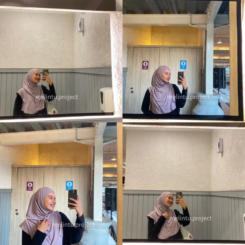 Hawa Bergo Bergo Malaysia jilbab Malaysia jilbab jersey Instan Kerudung Muslim Dewasa 2
