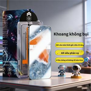 Bộ dụng cụ căn chỉnh tự động miếng dán màn hình kính cường lực không bụi, không bong bóng, chống trầy xước 9H, phim HD cho Iphone