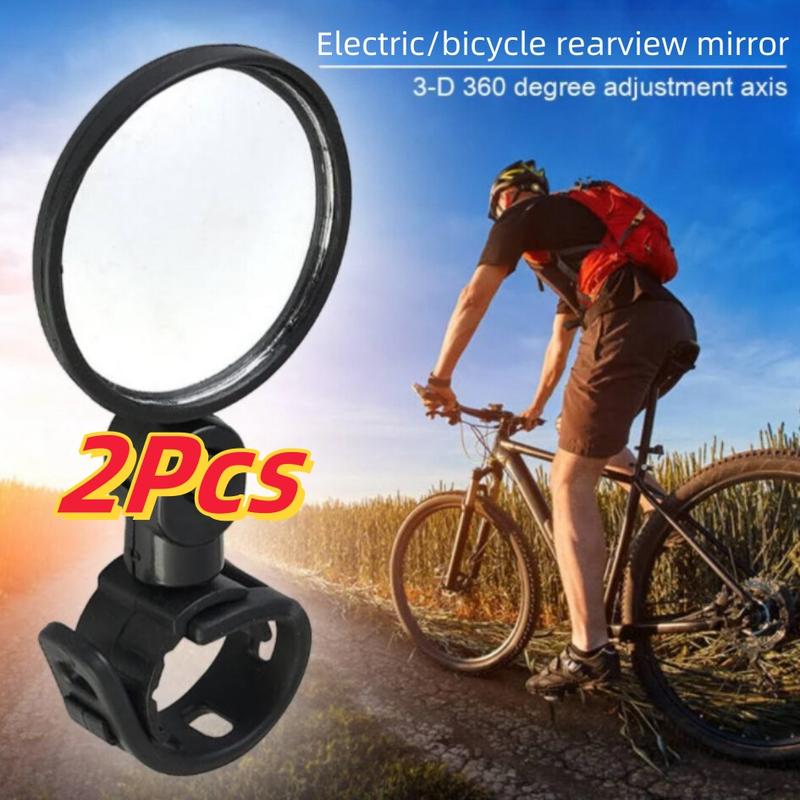 1 Bộ / 2 Chiếc Gương Chiếu Hậu Xe Đạp Điện Thông Dụng Gương Gắn Tay Lái Xe Máy Xoay 360 Độ Có Thể Điều Chỉnh Gắn Xe Đạp Đạp Xe Đạp Sports Fixed Gear