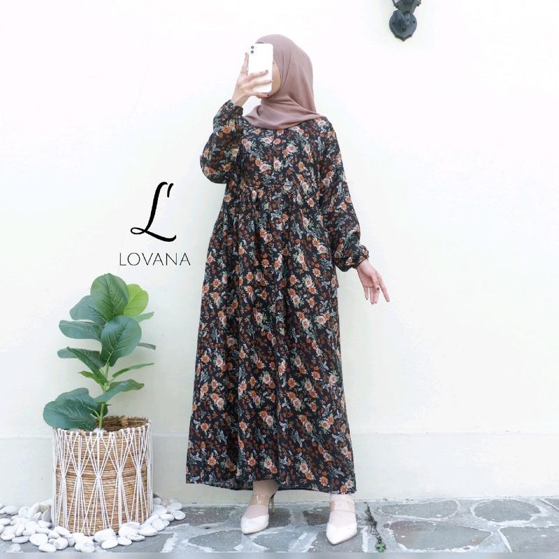 Arsy Midi Dress Rayon Premium Lovana Indonesia 3