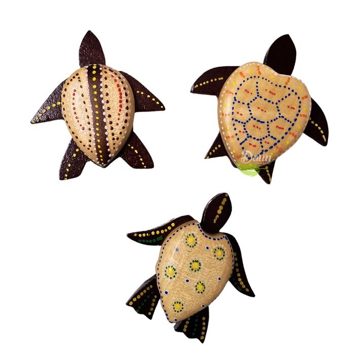 Gambar Magnet Kura Kura Kayu 6,5cm | Tempelan Kulkas dari Daun The Gift Shop Kab. Badung Tokopedia