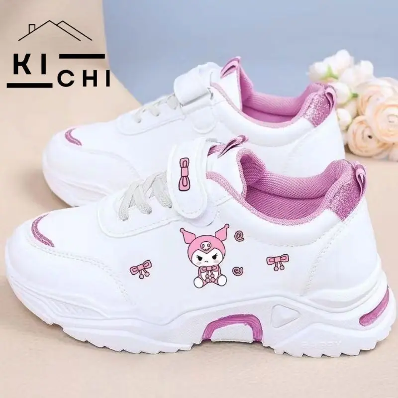 SEPATU SNEAKERS ANAK MOTIF KUROMI PITA SIZE 26-35 SEPATU ANAK PEREMPUAN TK SD TERBARU 2