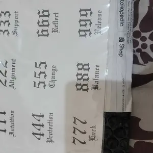 Tatto Temporer Fruit Ink Triple Number Old School Aestettic Tato Semi Permanen Tahan 1-2 Minggu