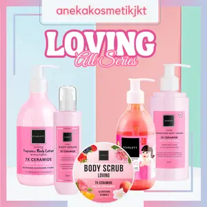 Scarlett Whitening Loving Lotion / Body Serum / Body Cream / Shower Gel / Sabun mandi / Lulur Scrub Pelembab Perawatan Tubuh