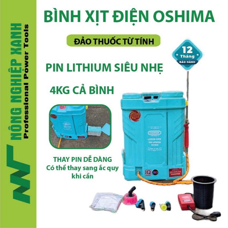 Bình phun thuốc sâu 20L Oshima LI20KB 1 củ bơm có đảo thuốc