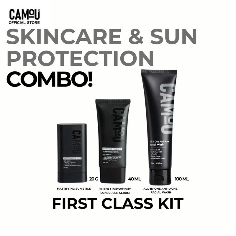 Camou First Class Kit Mattifying Sunscreen Stick Super LIghtweight