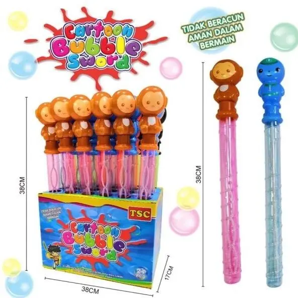 Mainan Bubble Sabun Stick Gelembung Tiup Balon Karakter 4