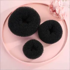 Hair Bun Maker Donat Ala Korea | Ukuran 6/8/10/12 cm, Hasil Cepol Natural | Bahan Busa Padat D121