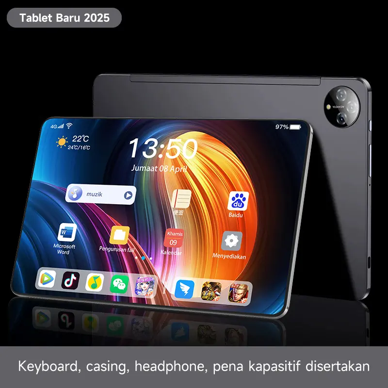 2025 New Eye Protection HD Large Screen Tablet dengan Android Dual System Learning and Office Machine 2