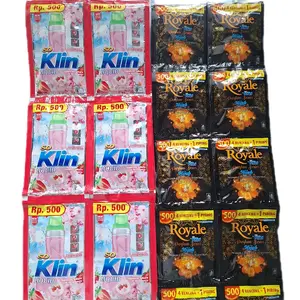 (48 Pcs Paket Mencuci) So Klin Liquid 500 (24 pcs)+ Royale Pewangi 500 (24 Pcs) | PAKET MENCUCI | Deterjen pencuci pakaian. Royale Pewangi Pelembut Pakaian.
