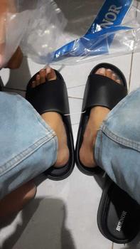 Product Review of Sandal Slip On Bahan Karet Anti Licin Ringan Korean Style Terbaru from L**l 1