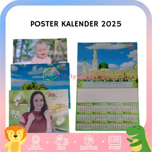Kalender 2025 terbaru - Poster Dinding Kertas