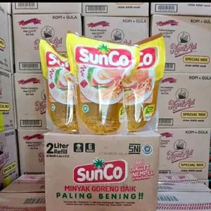 *|2L×3 POUCH |SUNCO 2 LITER MINYAK GORENG  REFILL BAIK MINYAK GORENG SAWIT MURNI Oil