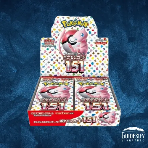 [Local Stocks] Shrinked Pokemon Card 151 Booster Box sv2a Sealed Japanese