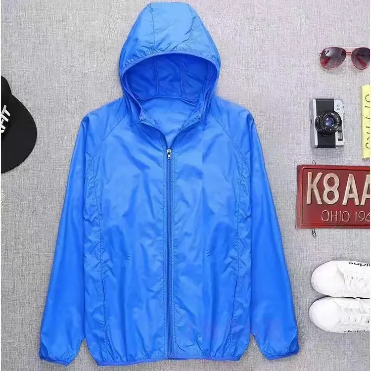 Quần Áo Chống Nắng, Dành Cho Nam Và Nữ, Chắn Gió, Chống Nắng Ngoài Trời, Áo Cardigan Có Mũ Thoáng Khí, Áo Khoác Mỏng, Màu Trơn Dễ Phối Đồ, Bộ Sưu Tập 2024