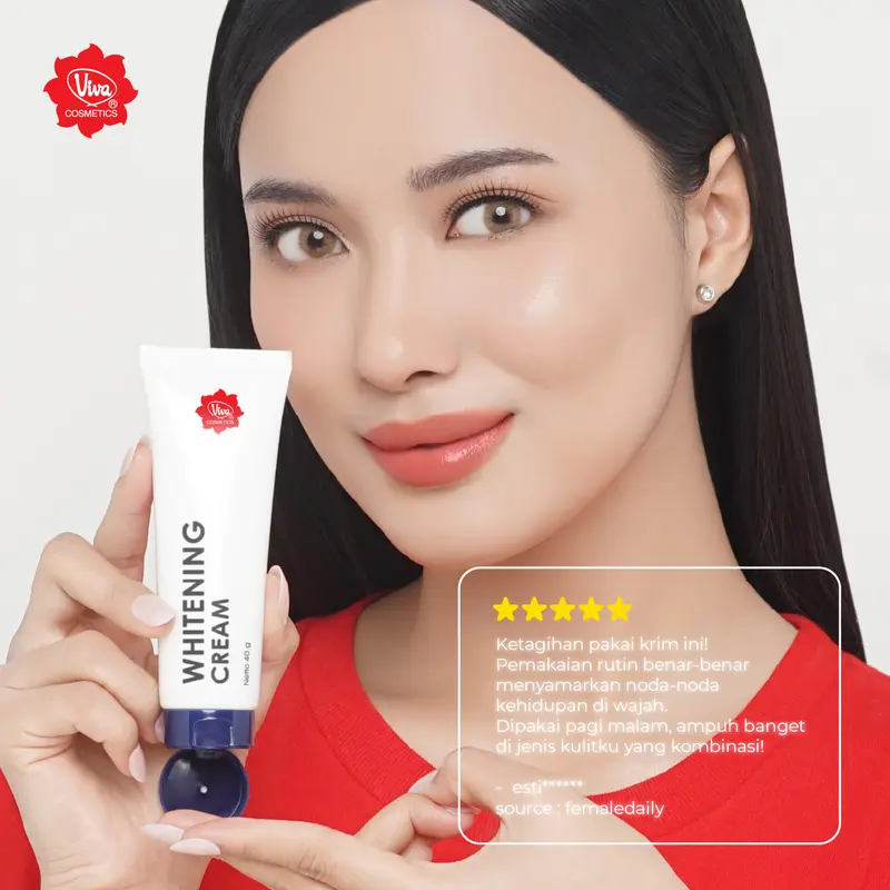 [DOKTIF APPROVED] Paket Viva Serum Mencerahkan with Viva Whitening Cream 5