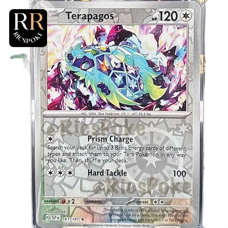 Terapagos 161/191 - English Version. Pokemon TCG