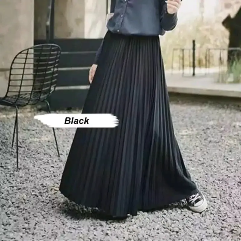 PAKET HEMAT 6pcs rok plisket premium wanita / rok plisket dewasa / rok wanita kekinian Panjang cewek 6