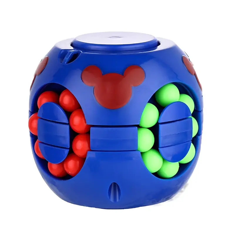 Mainan Anak Little Magic Bean Top / Magic bean cube, fingertip top, magic bean combination, round shape bisa COD Permainan Games Toys 1