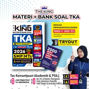[DAPAT DUA PCS] BUKU THE KING TKA DAN PSAJ SMP/MTS [NEW RELEASE]