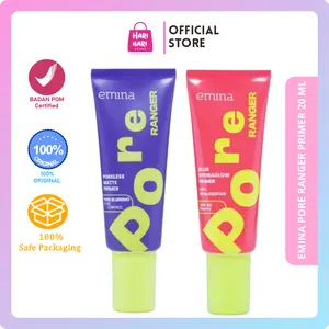EMINA Pore Ranger Total Poreless Primer & Blur Hydraglow Primer 20 ml Wajah Kering