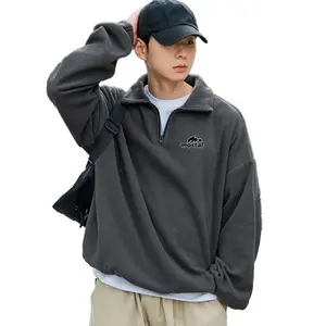 Mostal Half Zipper Sweater Hoodie Oversize Pria Wanita / Jaket Sweater Hoodie Halfzipper Terbaru Unisex 2025