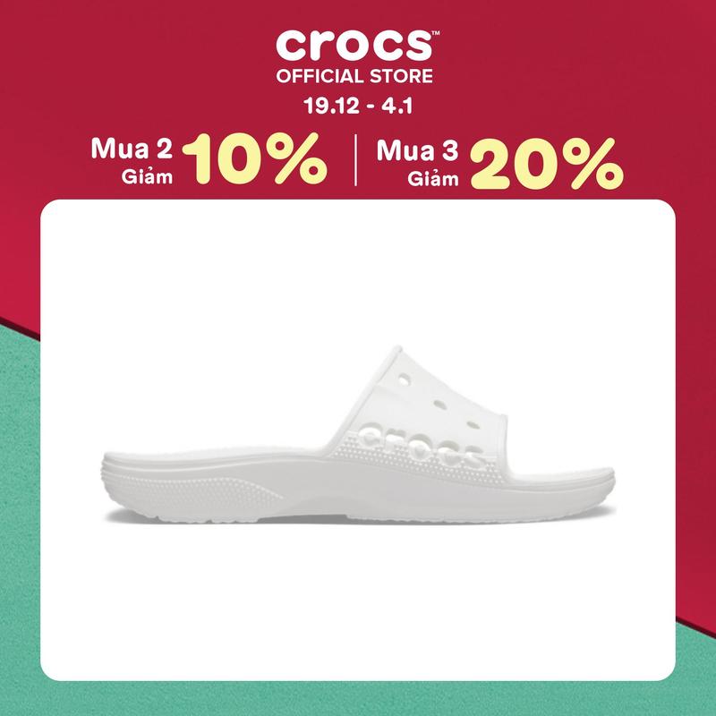 Dép quai ngang Unisex Crocs Baya II - White - 208215-100 