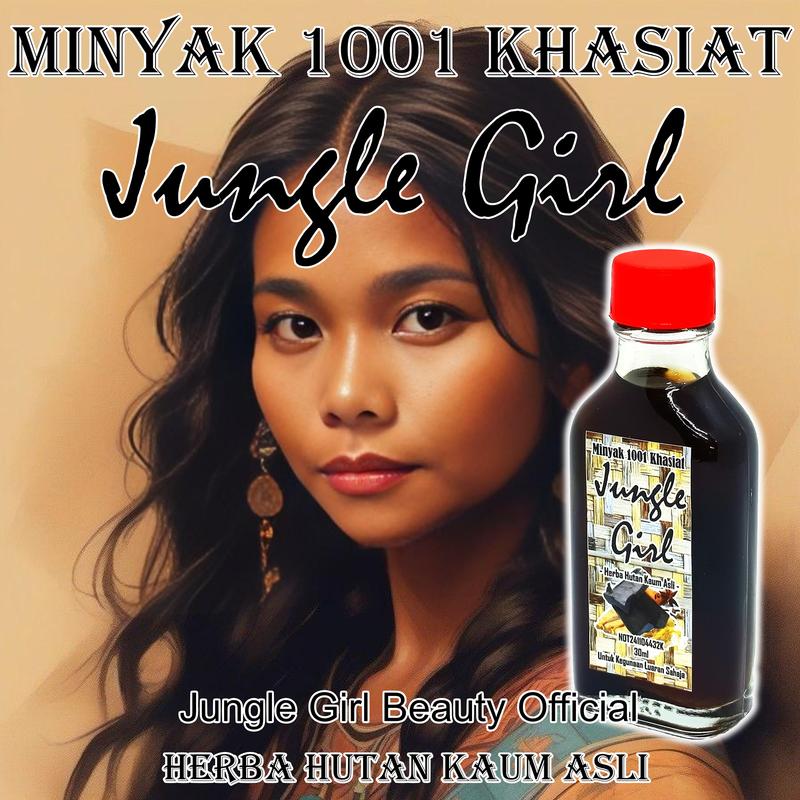 [2 Botol] Minyak 1001 Khasiat JUNGLE GIRL Massage Oil 30ml Kemuning ...