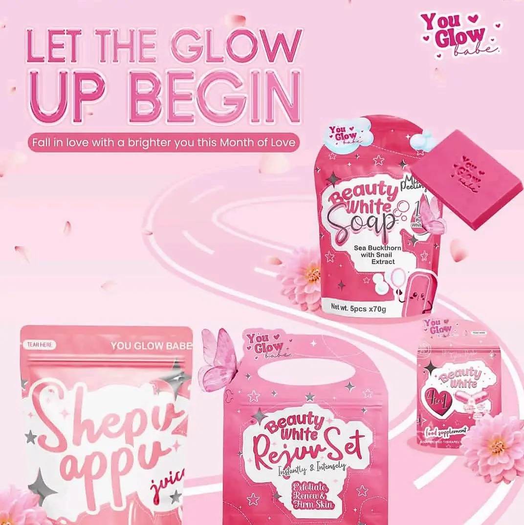 YOU GLOW BABE beauty white, appu juice, beautywhite rejuv BEAUTY BUNDLES Healthcare Supplement Strawberry Glutathione - TikTok Shop Philippines YOU GLOW BABE beauty white, appu juice, beautywhite rejuv BEAUTY BUNDLES Healthcare Supplement Strawberry Glutathione - TikTok Shop Philippines