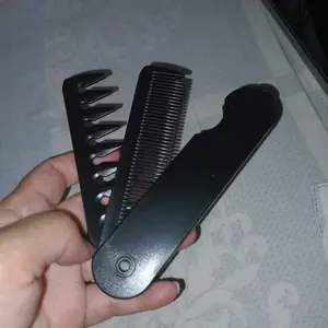 Sisir Pocket Lipat 2in1, Hair Styling Comb, Sisir Rambut Plastik Portabel