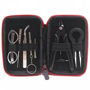 Alat-alat Obeng Set Tang Gunting Isi 8 Pcs Dalam Dompet Hitam dengan Desain Praktis dan Fungsional