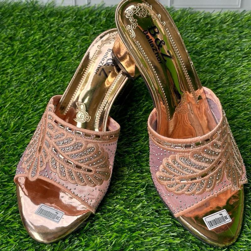 Sandal Helss pesta Kp-08 sandal kondangan Size 37-42 COD Heels Shoes Wanita Cewek Karet Sendal High 7