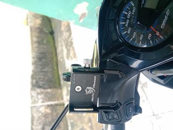 Product Review of ( FULLSET ) Holder Motor MoTo Phoenix X-50 Pro Full Logam dengan Bracket Extention Spion Motor Phone Holders & Mounts from Y**a S**s 2